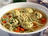 Chicken Meatball and Capellini Noodle Soup
