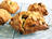 Petits chaussons aux amandes, pommes et cranberries