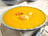 Cream of Red Kuri Squash Soup with Scallops