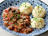 Fufu (Manioc Balls) with Spicy Beef