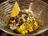 Pommes confites au four, truffe, crème vanillée et caramel au beurre salé