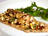 Tartine de pieds de veau à la tomate confite