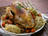 Guinea Fowl with Cabbage