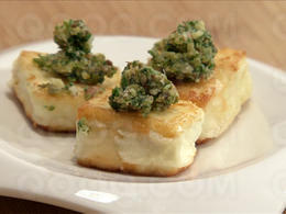 Feta sautée aux herbes