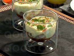 Gelée de langoustine, maïs et coriandre