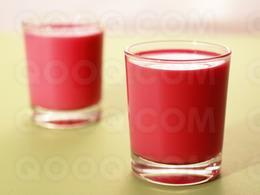 Verrines de panna cotta à la betterave