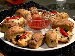 Cake au chorizo et aux olives
