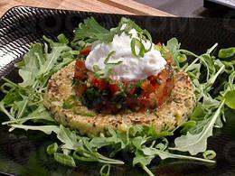 Tartine de quinoa, chèvre et tomates