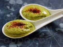 Crème d'asperge verte au parmesan