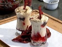 Chantilly au foie gras et au caramel de betterave