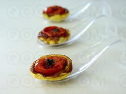 Mini tatins de tomate au vinaigre balsamique