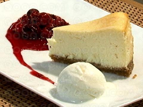 Cheesecake new-yorkais et trilogie de cerises