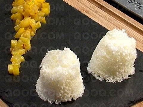 Baba express au rhum à la mangue et à l'ananas