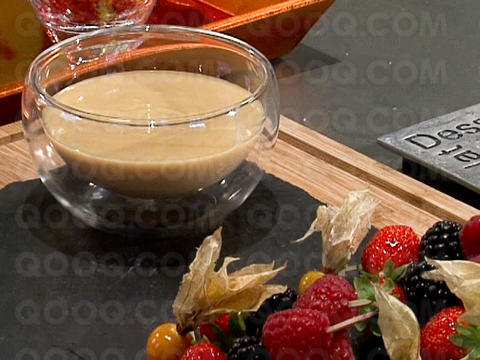 Fondue au chocolat blanc et Speculoos