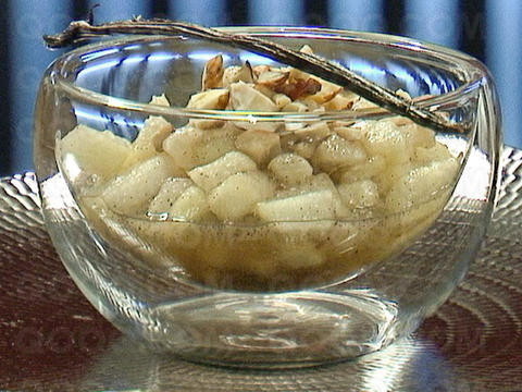 Salade de poires à la vanille