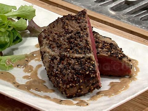 Steak au poivre façon Julien Cadiou