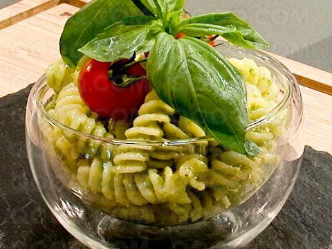 Fusilli au véritable pesto alla genovese