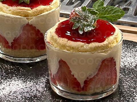 Fraisier façon tiramisu