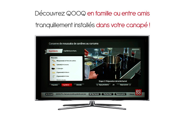 Découvrez QOOQ en famille ou entre amis tranquillement installés dans votre canapé !